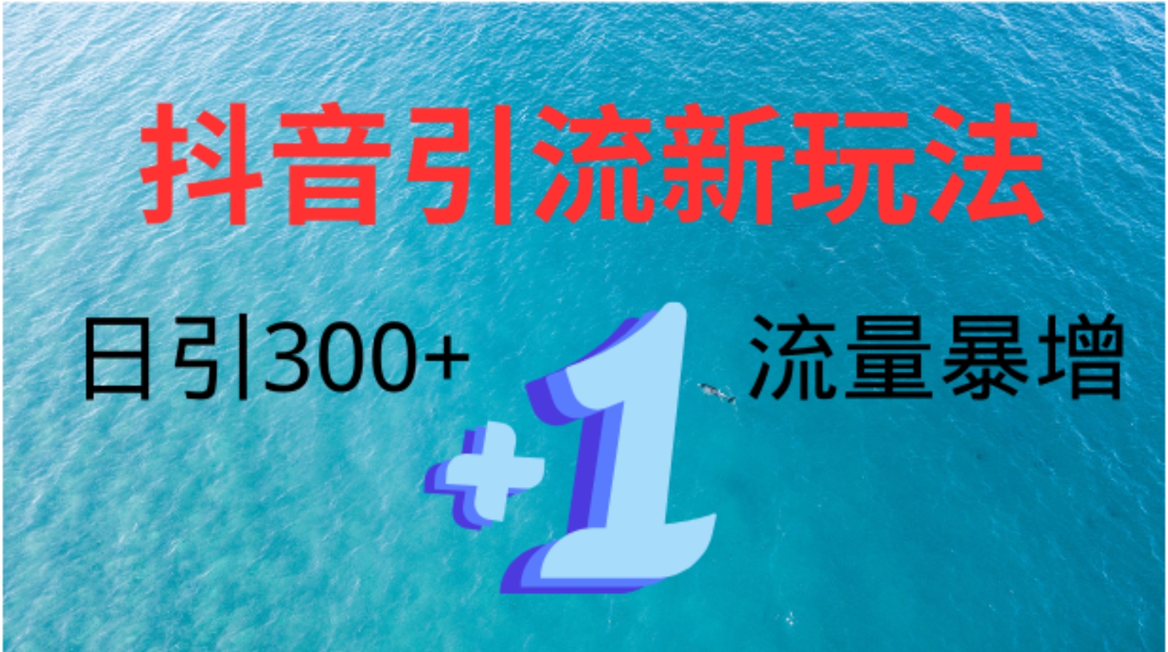 创业粉高效引流，抖音工具号玩法4.0，日引300+-天下副业