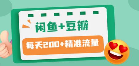 【副业项目3442期】闲鱼和豆瓣精准引流全系列课程，每天引流200+精准粉（闲鱼引流推广怎么做）-天下副业