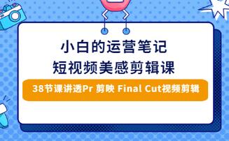【副业项目3488期】短视频剪辑免费教学视频（小白也能学会的短视频美感剪辑课）-天下副业