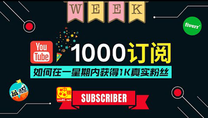 【副业项目3811期】youtube（油管）涨粉教程：一星期内获得1000真实粉丝，免费且快速的方法-天下副业