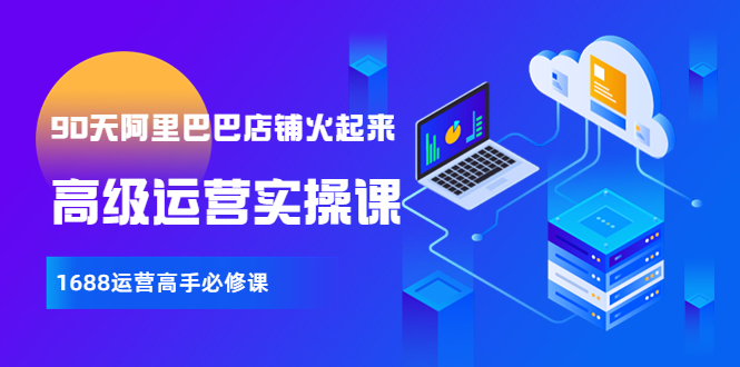 【副业项目4092期】90天阿里巴巴店铺火起来：高级运营实操课，1688运营高手必修课-天下副业
