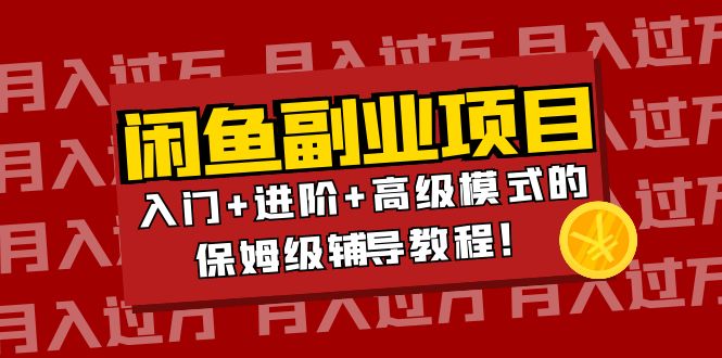 【副业项目4218期】闲鱼无货源项目月入过万：入门+进阶+高级模式的保姆级辅导教程！-天下副业