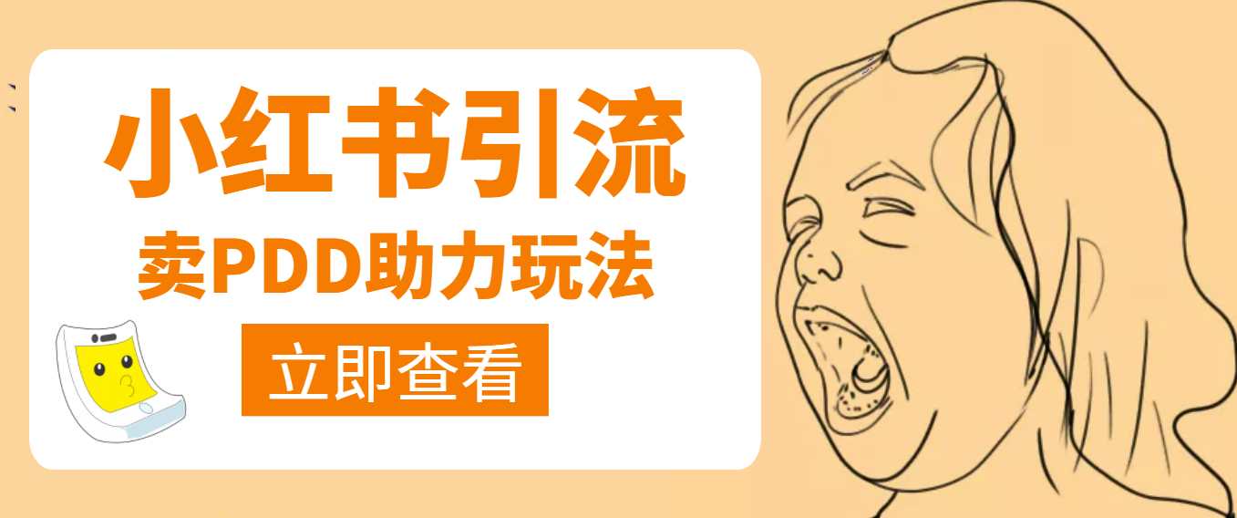 【副业项目4230期】利用小红书卖拼多多助力，日赚100+，顺便还能引个流【视频课程】-天下副业