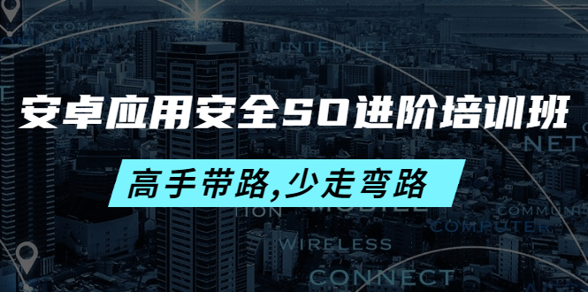 【副业项目4384期】安卓应用安全SO进阶培训班：高手带路,少走弯路-价值999元-天下副业
