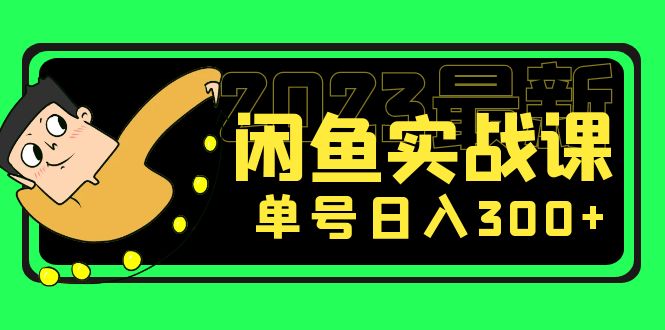 【副业项目5277期】花599买的闲鱼项目：2023最新闲鱼实战课，单号日入300+（7节课）-天下副业