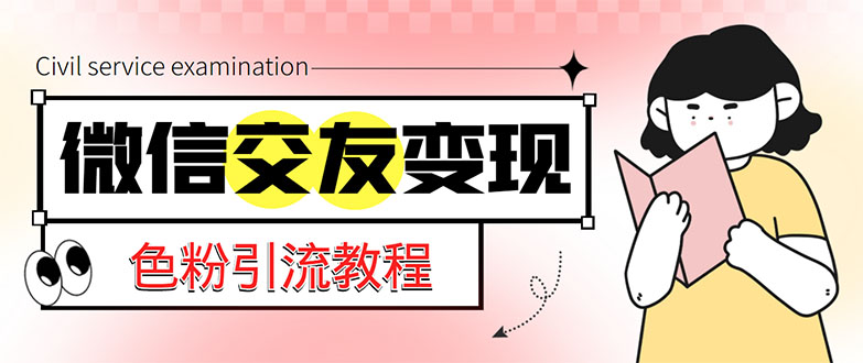 【副业项目5402期】微信交友变现项目，吸引全网LSP男粉精准变现，小白也能轻松上手，日入500+-天下副业