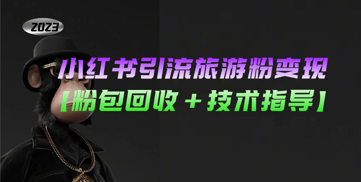 【副业项目5300期】小红书引流旅游粉变现，一个月收入过万【粉包回收+技术指导】-天下副业