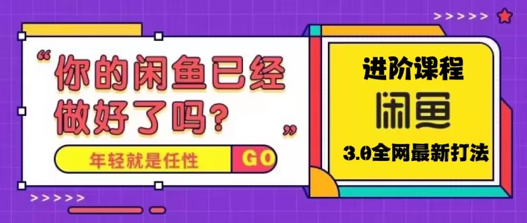 【副业项目5417期】火爆全网的咸鱼玩法进阶课程，单号日入1K的咸鱼进阶课程-天下副业