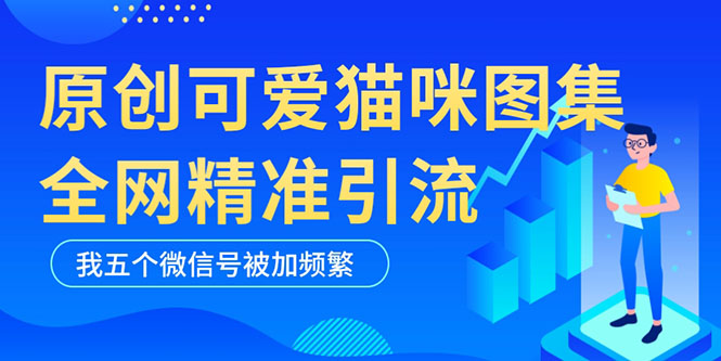 【副业项目5588期】黑科技纯原创可爱猫咪图片，全网精准引流，实操5个VX号被加频繁-天下副业