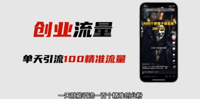 【副业项目5897期】自媒体音频加图文制作视频 一天引流一百个精准创业粉【音频软件+图片素材】-天下副业