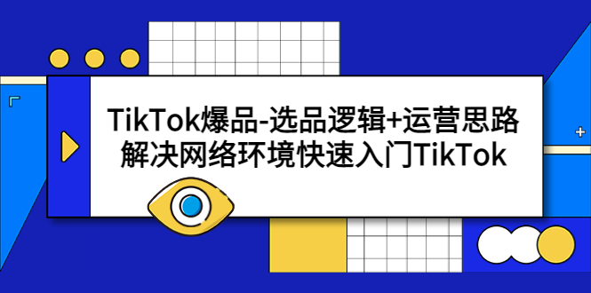 【副业项目5724期】TikTok爆品-选品逻辑+运营思路：解决网络环境快速入门TikTok-天下副业