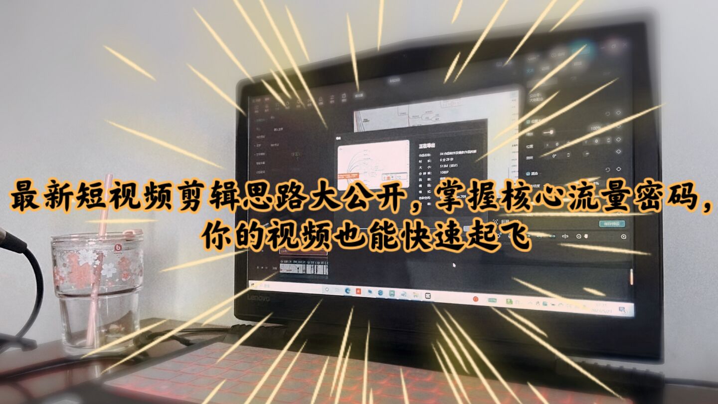 【副业项目6115期】最新短视频剪辑思路大公开，掌握核心流量密码，你的视频也能快速起飞-天下副业