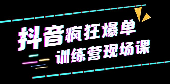 【副业项目6295期】抖音短视频疯狂-爆单训练营现场课（新）直播带货+实战案例-天下副业