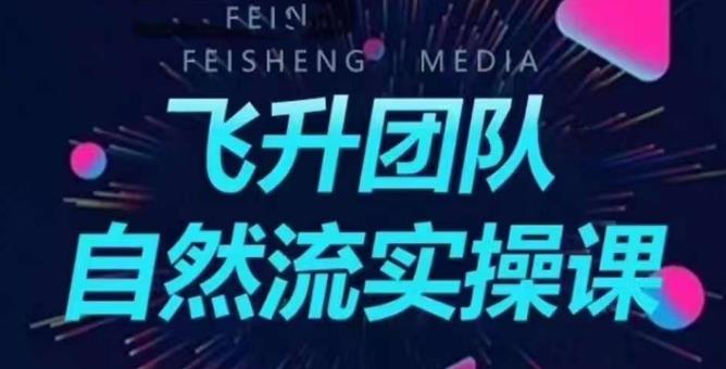 【副业项目6267期】飞升团队课程自然流实操课，抖音半无人起号主播间搭建教学-天下副业