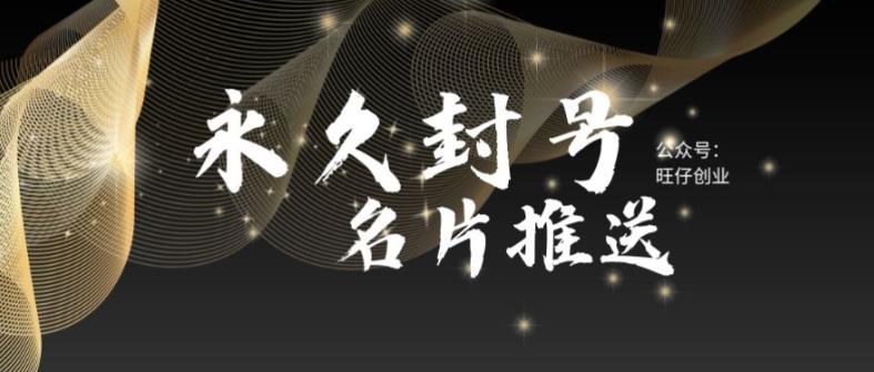 【副业项目6006期】最新微信号永久封号名片推送技术，封号后还是能名片推送消息-天下副业