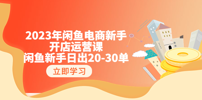 【副业项目6587期】2023年闲鱼电商新手开店运营课：闲鱼新手日出20-30单（18节-实战干货）-天下副业