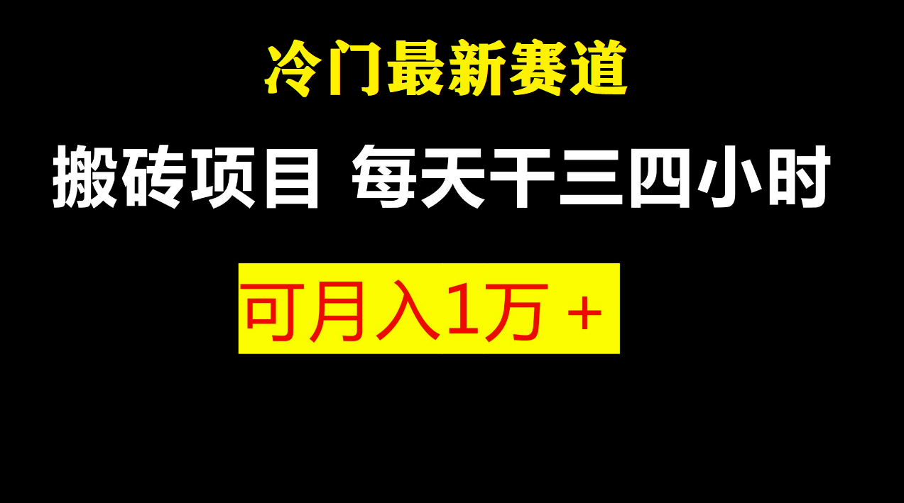 【副业项目6944期】最新冷门游戏搬砖项目，零基础也能玩（附教程+软件）-天下副业