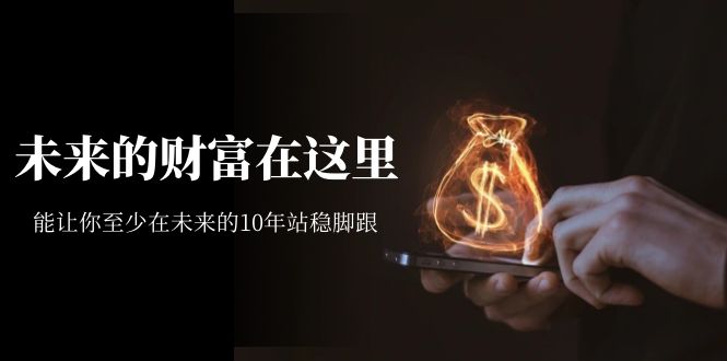 【副业项目7298期】某收费文章《未来的财富在这里》能让你至少在未来的10年站稳脚跟-天下副业