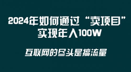 【副业项目8543期】2024年如何通过“卖项目”实现年入100W-天下副业