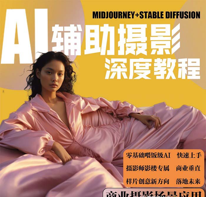 【副业8814期】2024年AI辅助摄影人工智能商业应用摄影课程（37节课）-天下副业