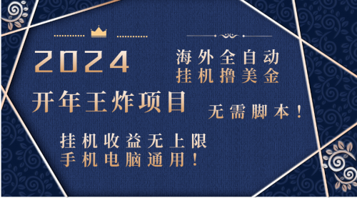 【副业项目8620期】2024海外撸美金项目！手机电脑均可-天下副业