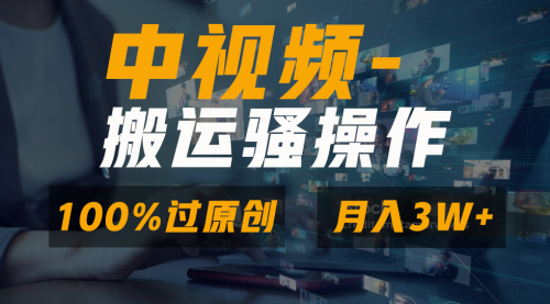 【副业8948期】无脑双重去重原创视频，100%中视频+视频号分成计划-天下副业