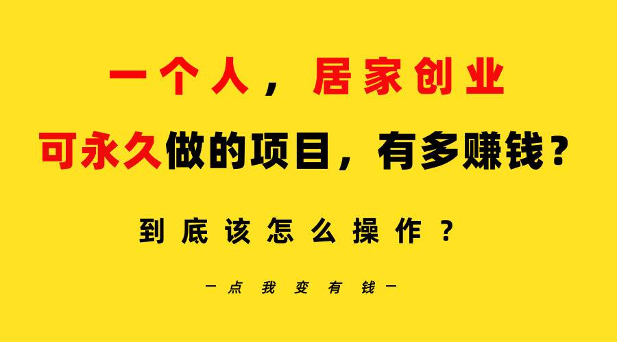 一个人，居家创业：B站每天10分钟，单账号日引创业粉100+，月稳定变现5W…-天下副业
