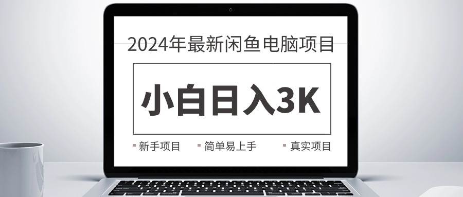 2024最新闲鱼卖电脑项目，新手小白日入3K+，最真实的项目教学-天下副业