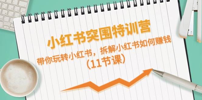 小红书突围特训营，带你玩转小红书，拆解小红书如何赚钱（11节课）-天下副业