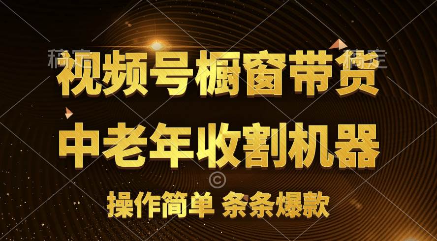[你的孩子成功取得高位]视频号最火爆赛道，橱窗带货，流量分成计划，条…-天下副业