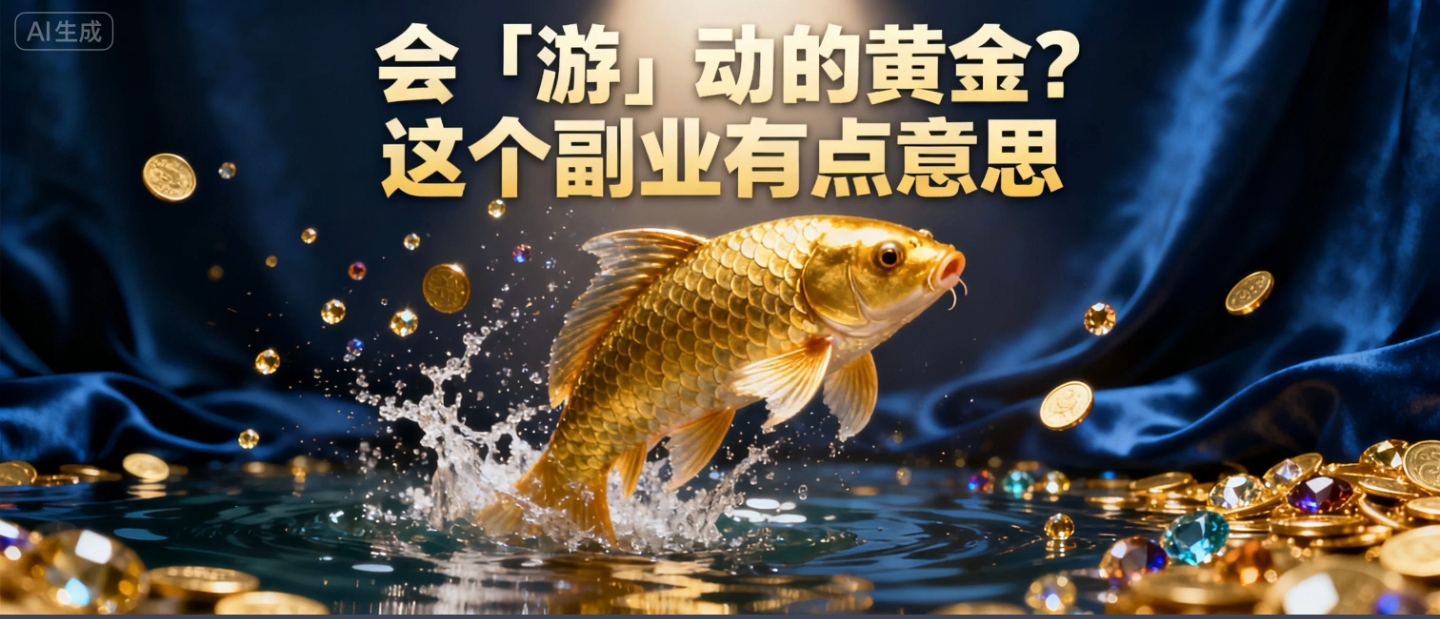 单号月销1.5W+！AI“凭空造鱼”带货新玩法，小白3分钟出一个爆款视频-天下副业